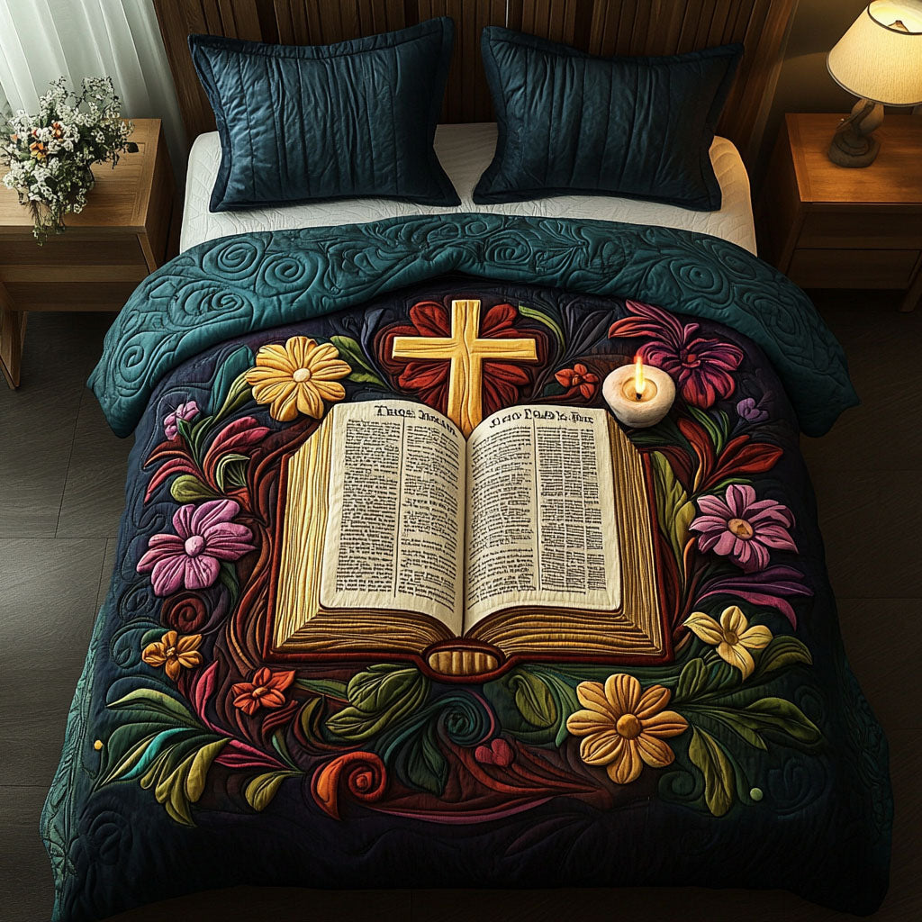 Pages of Grace Quilted Bedding Set Duvet Cover Bed Sheet Set Faith Based Easter Gifts Pages of Grace Quilted Bedding Set Duvet Cover Bed Sheet Set Faith Based Easter Gifts