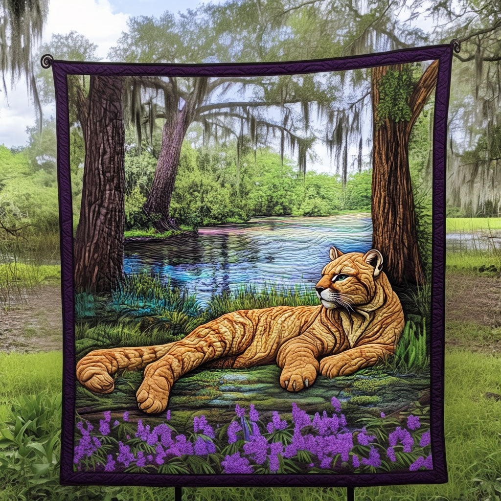 Panther Rest Quilted Blanket Cute Throw Blanket Lion Presents For Dad Father's Day Panther Rest Quilted Blanket Cute Throw Blanket Lion Presents For Dad Father's Day