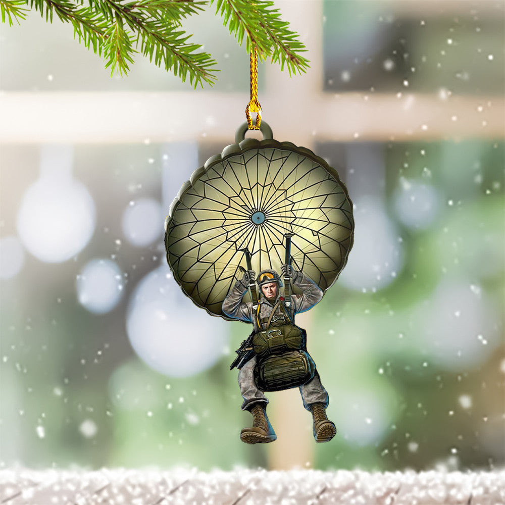 Paratrooper Christmas Ornament Army Paratrooper Gifts Veterans Day Christmas Ideas Paratrooper Christmas Ornament Army Paratrooper Gifts Veterans Day Christmas Ideas