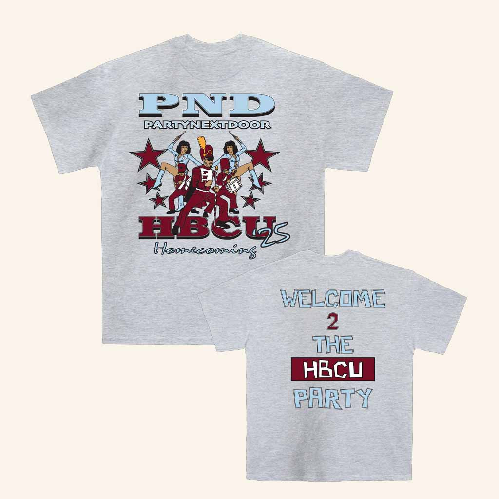 Partynextdoor Merch Welcome 2 The HBCU Party T-Shirt Music Gift Ideas For Guys