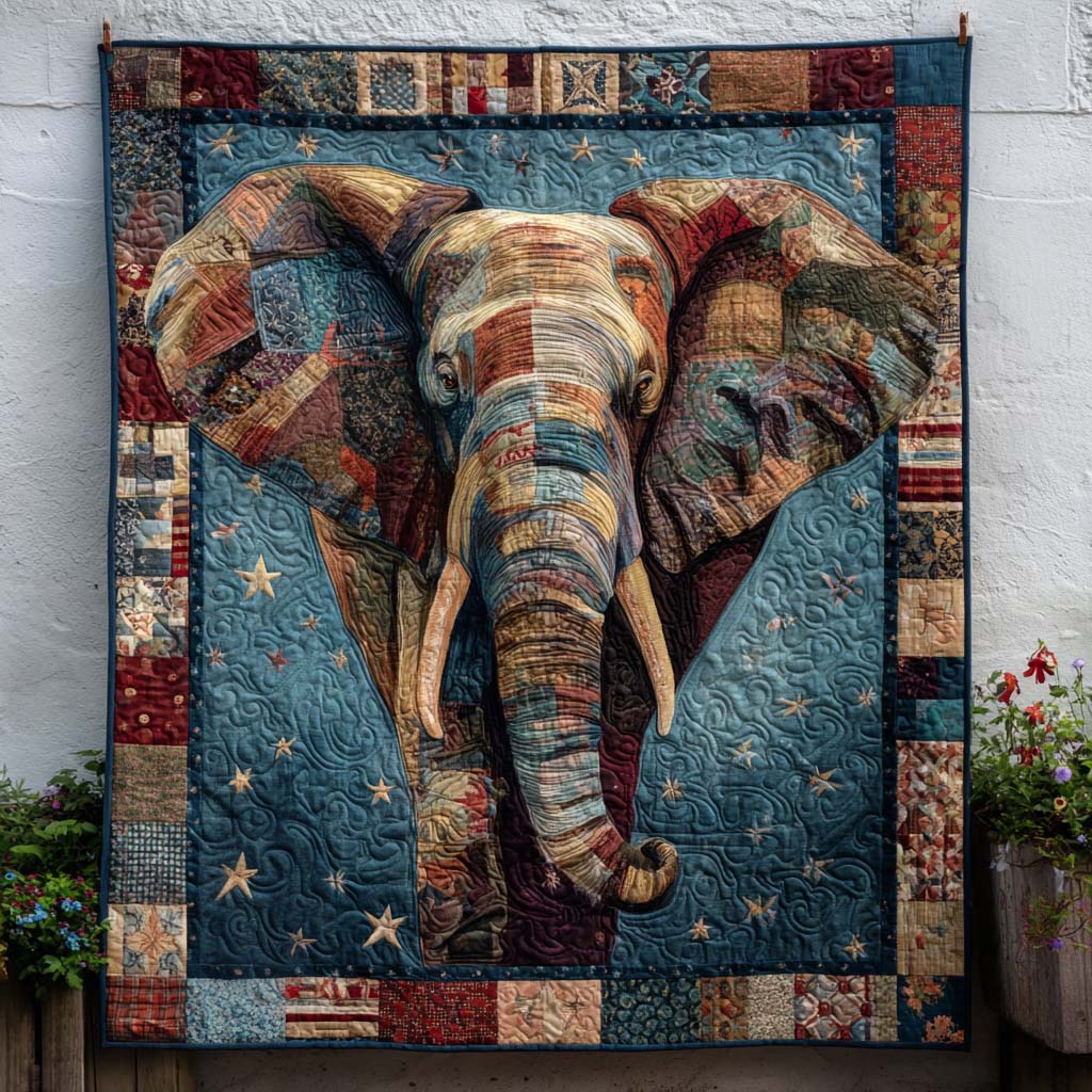 Patchwork Pride Quilted Blanket Nice Throw Blanket Elephant Presents For Christmas Patchwork Pride Quilted Blanket Nice Throw Blanket Elephant Presents For Christmas