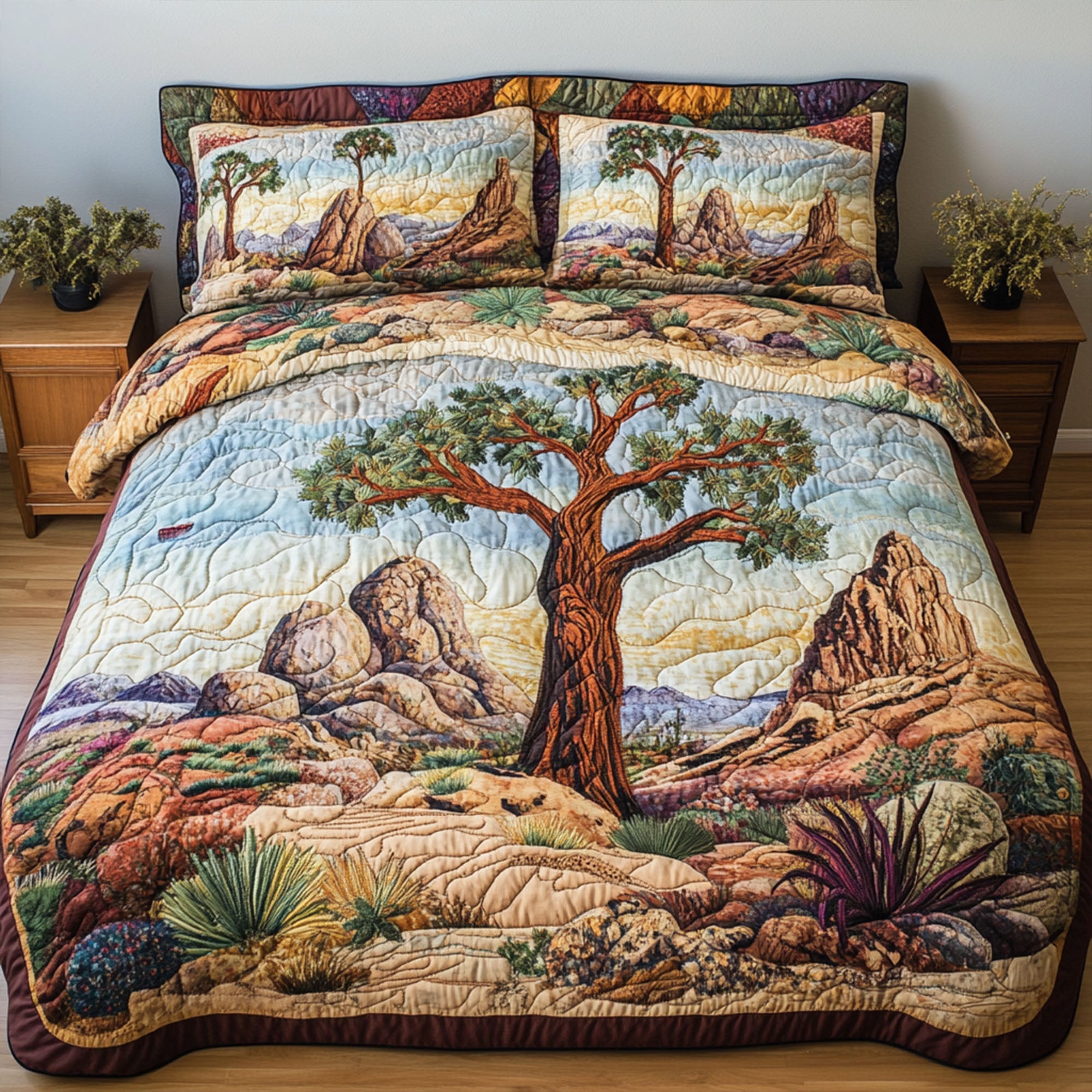 Pathway of Joshua Quilted Bedding Set Duvet Cover Bedspread Christmas Present Ideas For Grandmother Pathway of Joshua Quilted Bedding Set Duvet Cover Bedspread Christmas Present Ideas For Grandmother