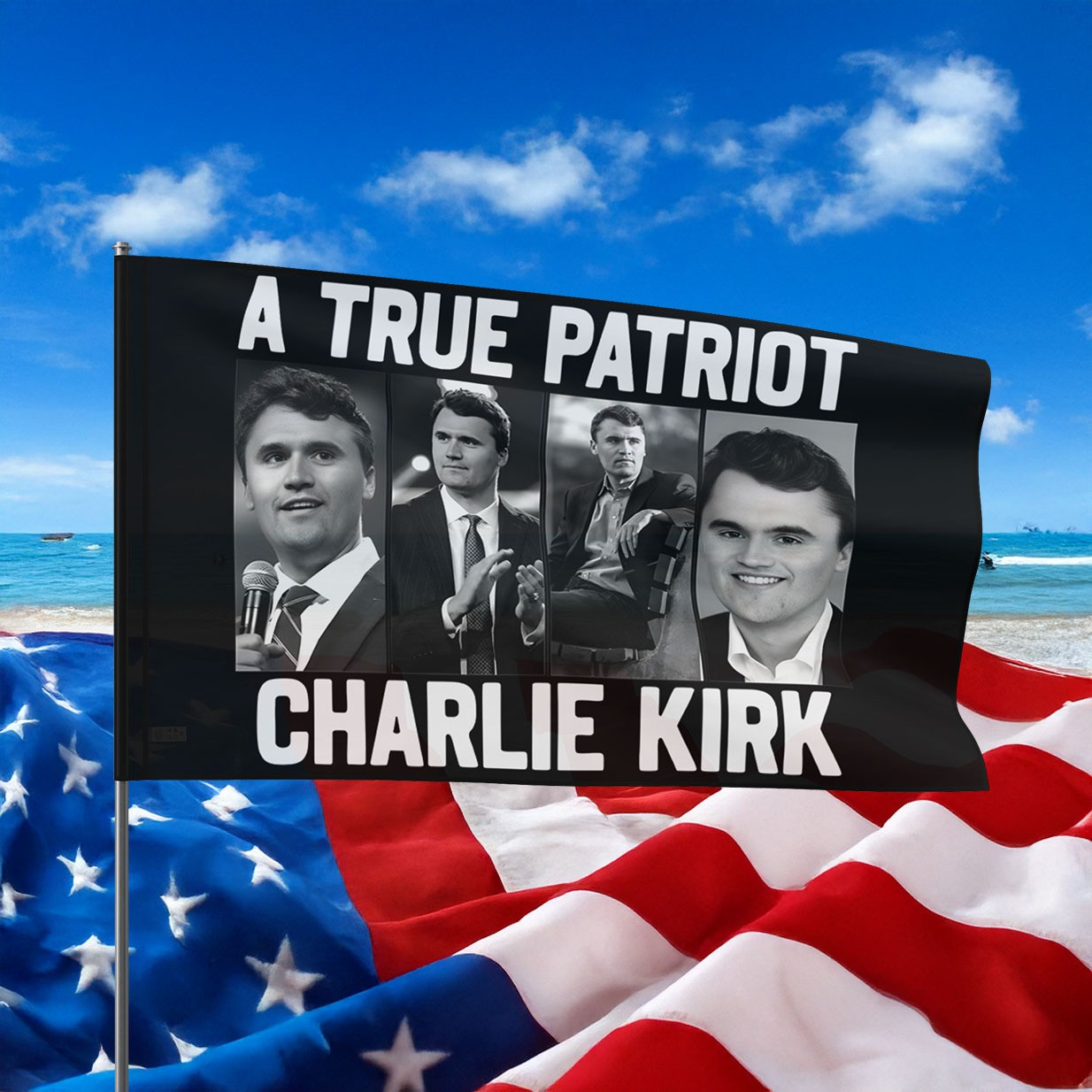 Patriot Charlie Kirk Flag Patriot Charlie Kirk Flag