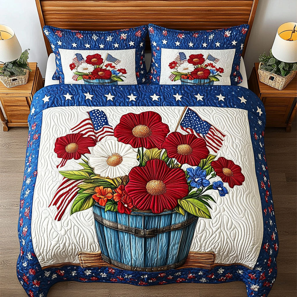 Patriotic Bouquet Quilted Bedding Set Duvet Cover Bedspread Patriotic Gifts For Women Patriotic Bouquet Quilted Bedding Set Duvet Cover Bedspread Patriotic Gifts For Women