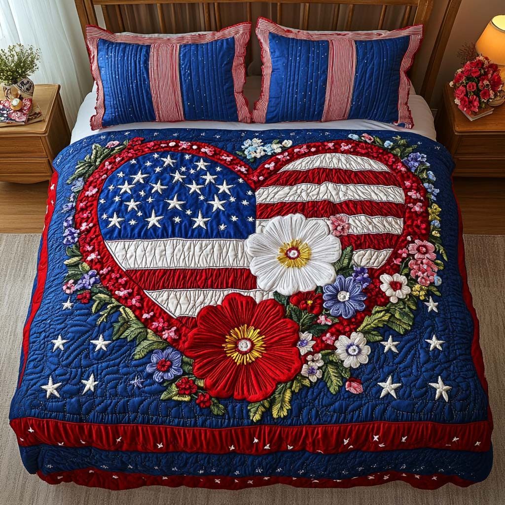 Patriotic Garden Quilted Bedding Set Duvet Cover Bedspreads Patriotic Gifts For Him Patriotic Garden Quilted Bedding Set Duvet Cover Bedspreads Patriotic Gifts For Him