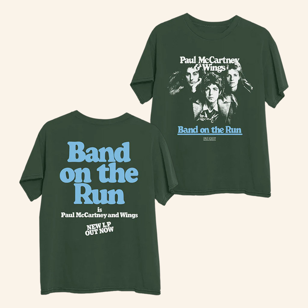 Paul McCartney Tour Merch Band On The Run Photo T-Shirt Christmas Gifts For Dad Paul McCartney Tour Merch Band On The Run Photo T-Shirt Christmas Gifts For Dad