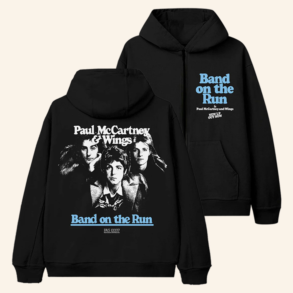 Paul McCartney Tour Merch Band On The Run Photo Zip Hoodie Christmas Gifts For Friends