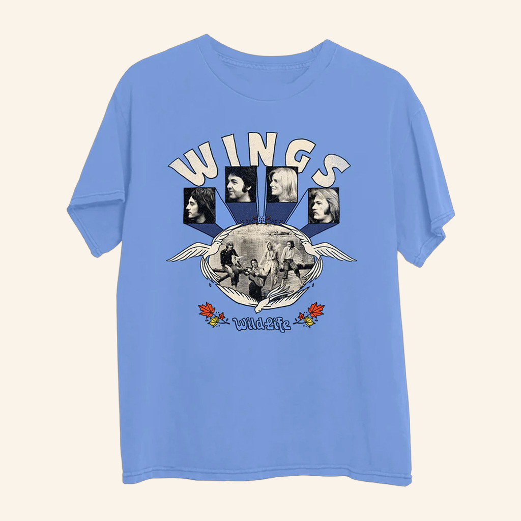 Paul McCartney Tour Merch Wild Life Logo Graphic T-Shirt WINGS Shirt Gifts For Dad Paul McCartney Tour Merch Wild Life Logo Graphic T-Shirt WINGS Shirt Gifts For Dad