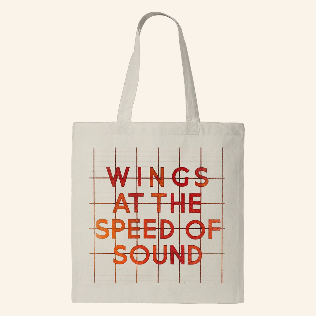 Paul McCartney Tour Merch Wings At The Speed Of Sound Album Tote Bag Gifts For Music Lovers Paul McCartney Tour Merch Wings At The Speed Of Sound Album Tote Bag Gifts For Music Lovers