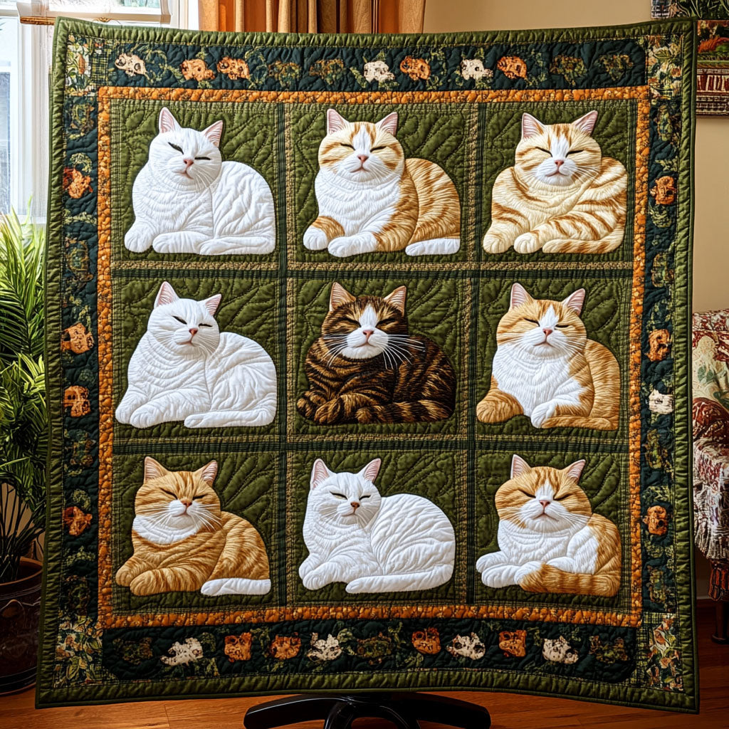 Paws Paradise Quilted Blanket Nice Throw Blanket Cat Themed Birthday Gifts Paws Paradise Quilted Blanket Nice Throw Blanket Cat Themed Birthday Gifts