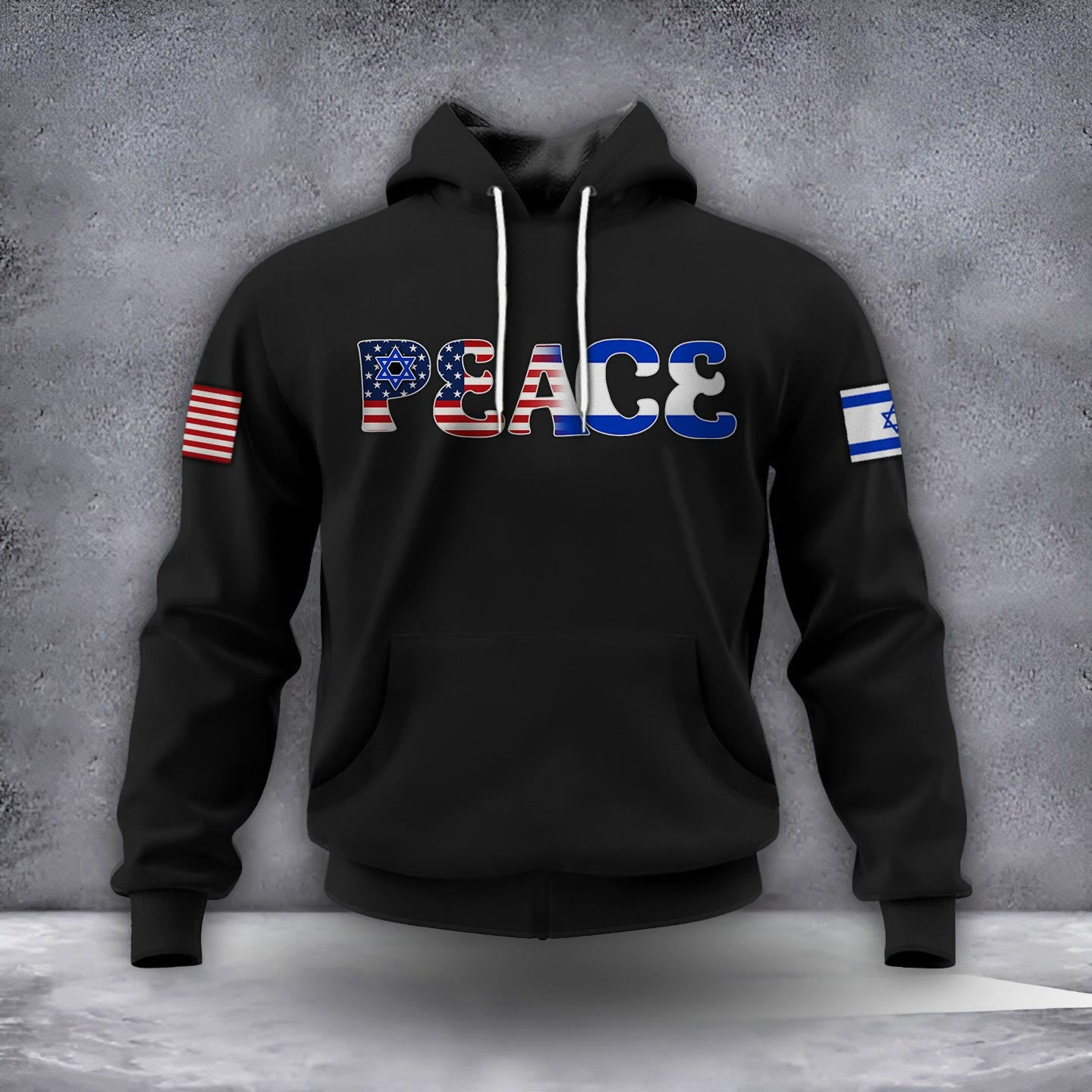 Peace For Israel Hoodie American I Stand With Israel Hoodie Israeli Clothing Gifts Peace For Israel Hoodie American I Stand With Israel Hoodie Israeli Clothing Gifts