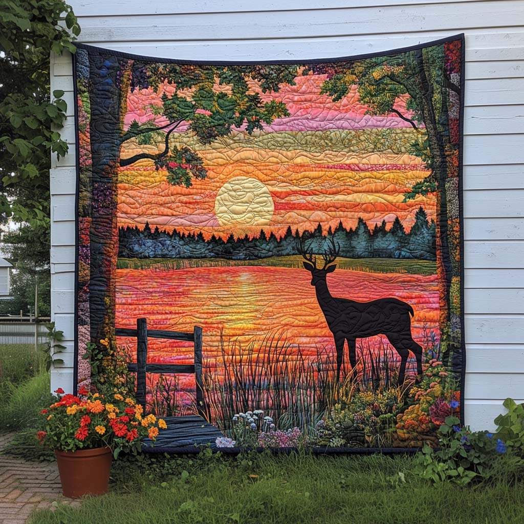 Peaceful Antlers Quilted Blanket Nice Throw Blanket Cool Gifts For Deer Lovers Peaceful Antlers Quilted Blanket Nice Throw Blanket Cool Gifts For Deer Lovers