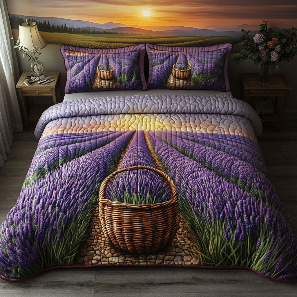 Peaceful Petals Quilted Bedding Set Duvet Cover Bed Sheet Set Flower Lavender Plant Gift Peaceful Petals Quilted Bedding Set Duvet Cover Bed Sheet Set Flower Lavender Plant Gift