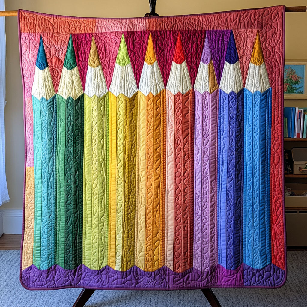 Pencil Parade Quilted Blanket Nice Throw Blanket Best Toys For Teens Pencil Parade Quilted Blanket Nice Throw Blanket Best Toys For Teens