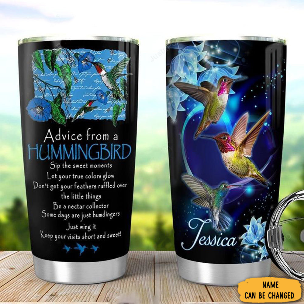 Personalized Advice Of An Hummingbird Tumbler Stainless Steel Tumbler Cups Gift Ideas Personalized Advice Of An Hummingbird Tumbler Stainless Steel Tumbler Cups Gift Ideas