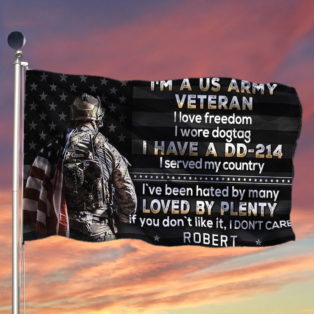 Personalized Army Veteran Flag I Have Dd-214 Great Gifts For Veterans Day Ideas Personalized Army Veteran Flag I Have Dd-214 Great Gifts For Veterans Day Ideas