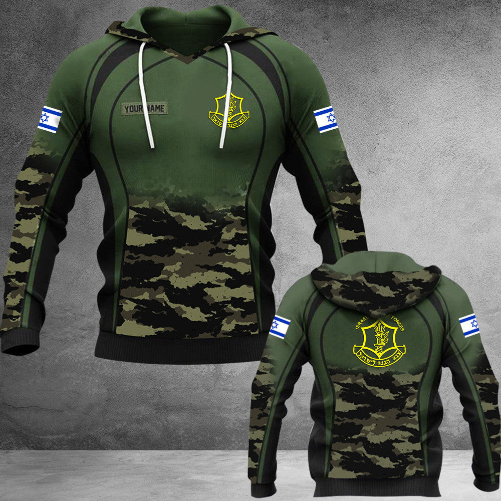 Personalized IDF Camo Hoodie I Stand With Israel Hoodie Israel Defense Forces Clothing Merch Personalized IDF Camo Hoodie I Stand With Israel Hoodie Israel Defense Forces Clothing Merch