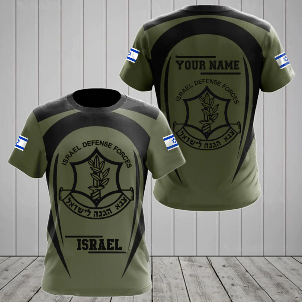 Personalized IDF Shirt Israel Defense Forces Shirt I Stand With Israel T-Shirt Israel Merch Personalized IDF Shirt Israel Defense Forces Shirt I Stand With Israel T-Shirt Israel Merch