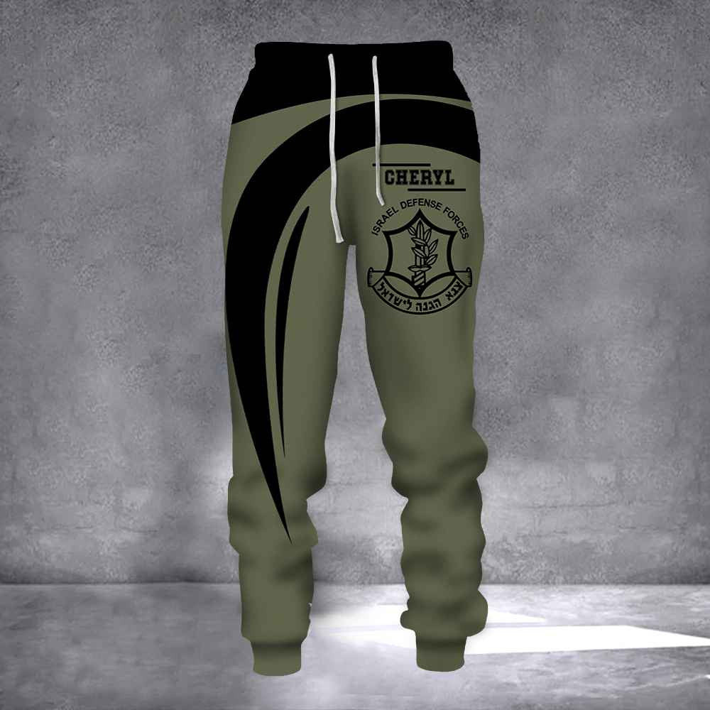 Personalized IDF Sweatpant I Stand With Israel Joggers Support Israel Clothing IDF Merch Personalized IDF Sweatpant I Stand With Israel Joggers Support Israel Clothing IDF Merch