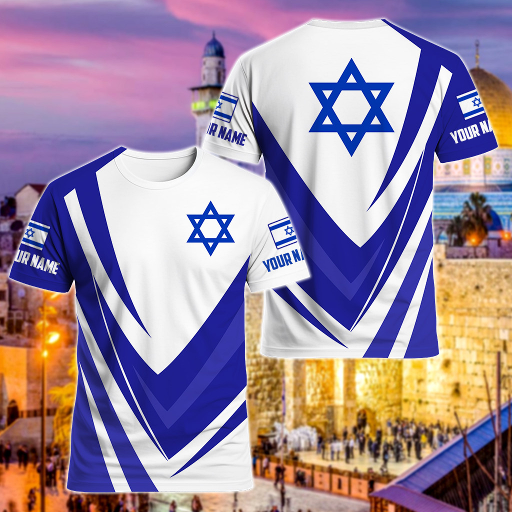 Personalized Israel Shirt I Stand With Israel T-Shirt Merchandise For Supporters