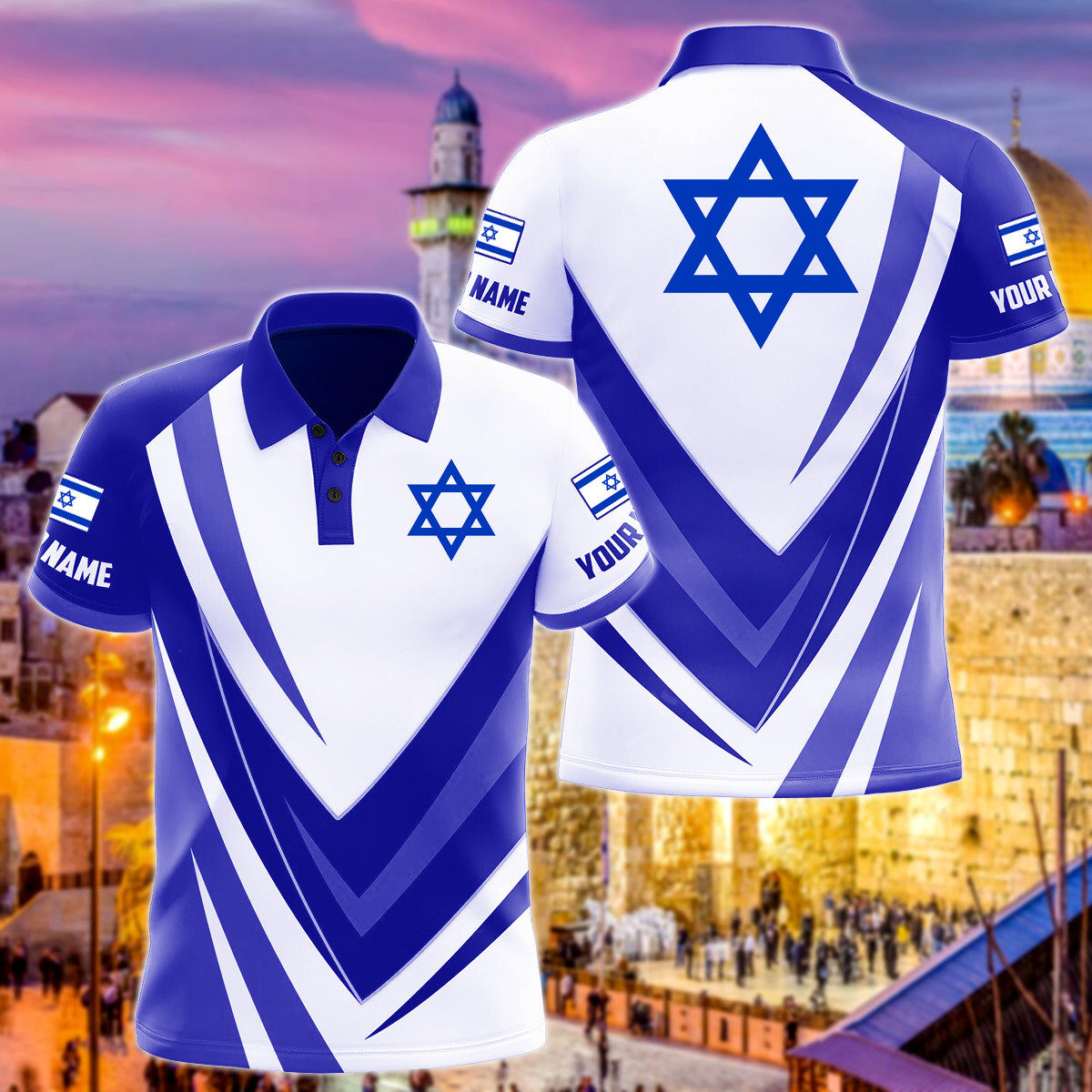 Personalized Israel Shirt I Stand With Israel T-Shirt Merchandise For Supporters