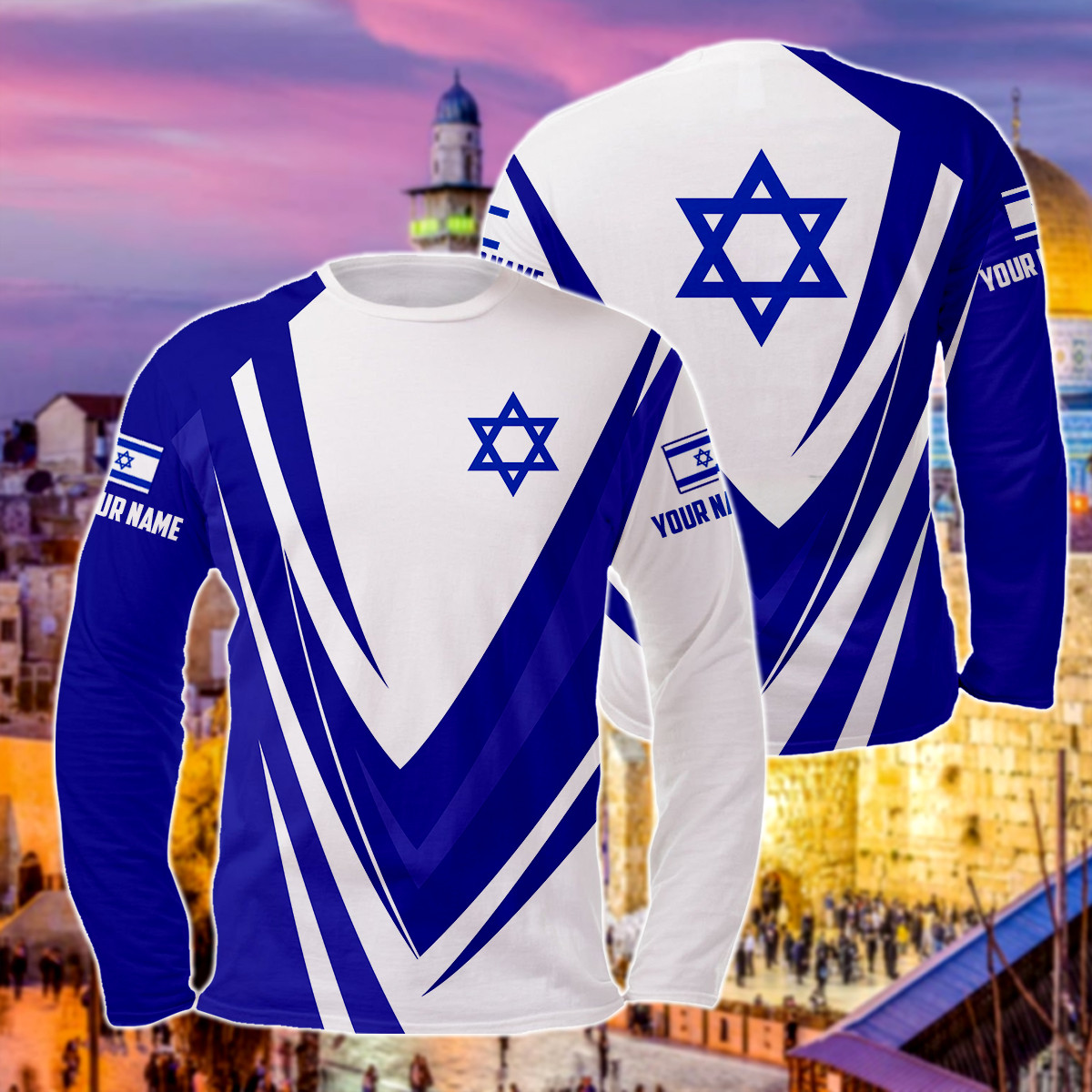 Personalized Israel Shirt I Stand With Israel T-Shirt Merchandise For Supporters