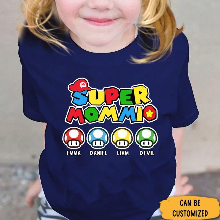 Personalized Super Mommio Shirt Mothers Day T-Shirts Gifts For Mom 2024 Personalized Super Mommio Shirt Mothers Day T-Shirts Gifts For Mom 2024