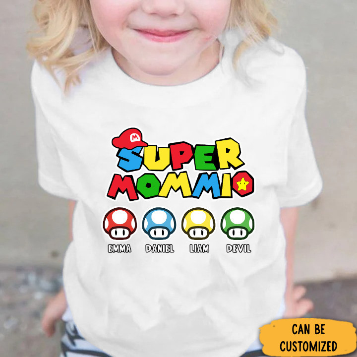 Personalized Super Mommio Shirt Mothers Day T-Shirts Gifts For Mom 2024 Personalized Super Mommio Shirt Mothers Day T-Shirts Gifts For Mom 2024
