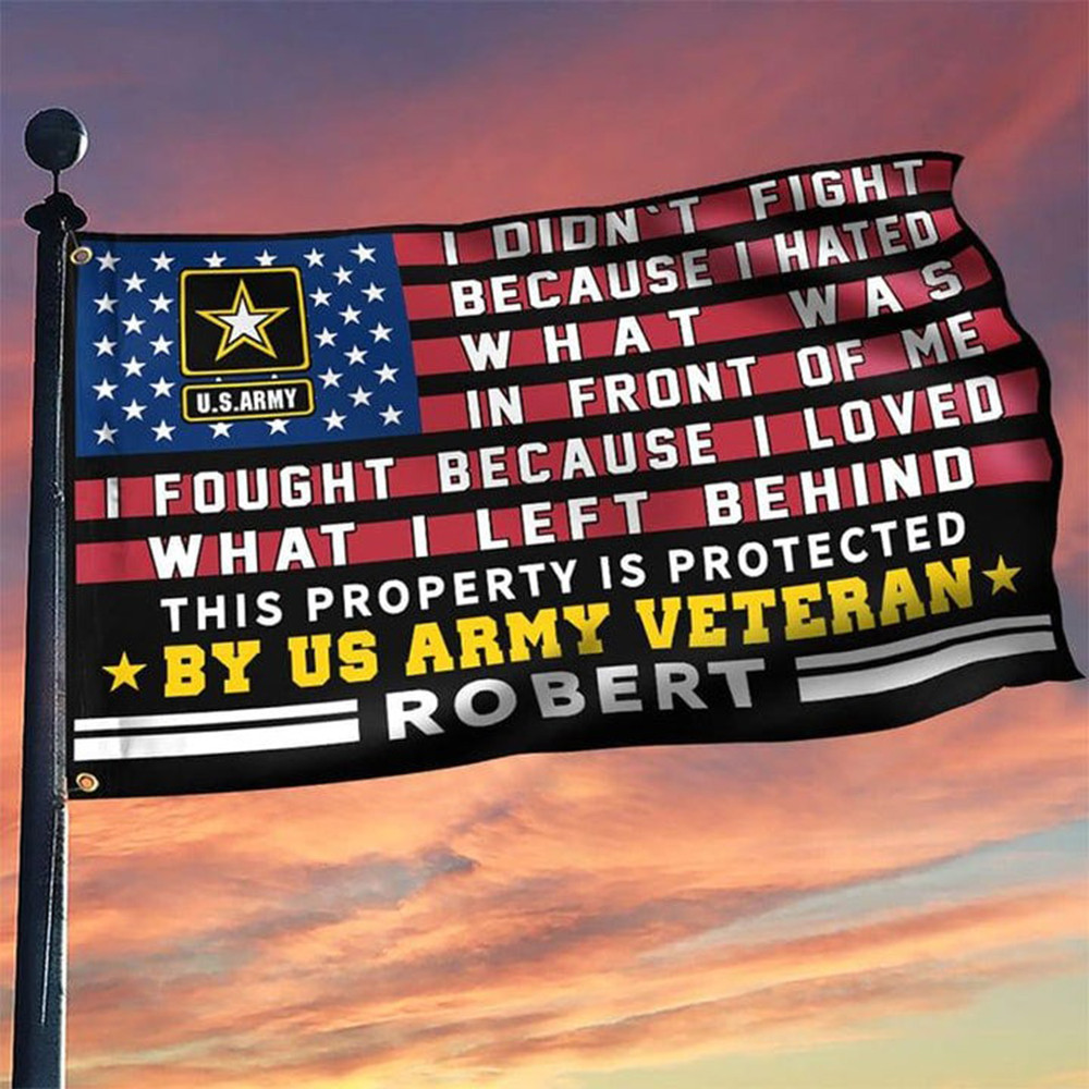 Personalized This Property Is Protected By Us Army Veteran Flag Patriotic Flags For Sale Personalized This Property Is Protected By Us Army Veteran Flag Patriotic Flags For Sale