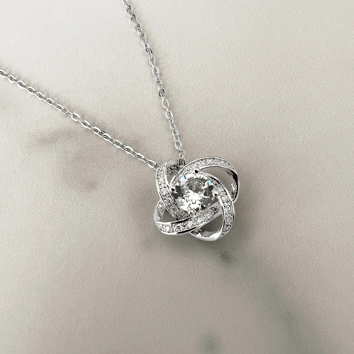Personalized To My Godmother Necklace Sterling Silver Love Knot Necklace Best Godmother Birthday Gifts Personalized To My Godmother Necklace Sterling Silver Love Knot Necklace Best Godmother Birthday Gifts