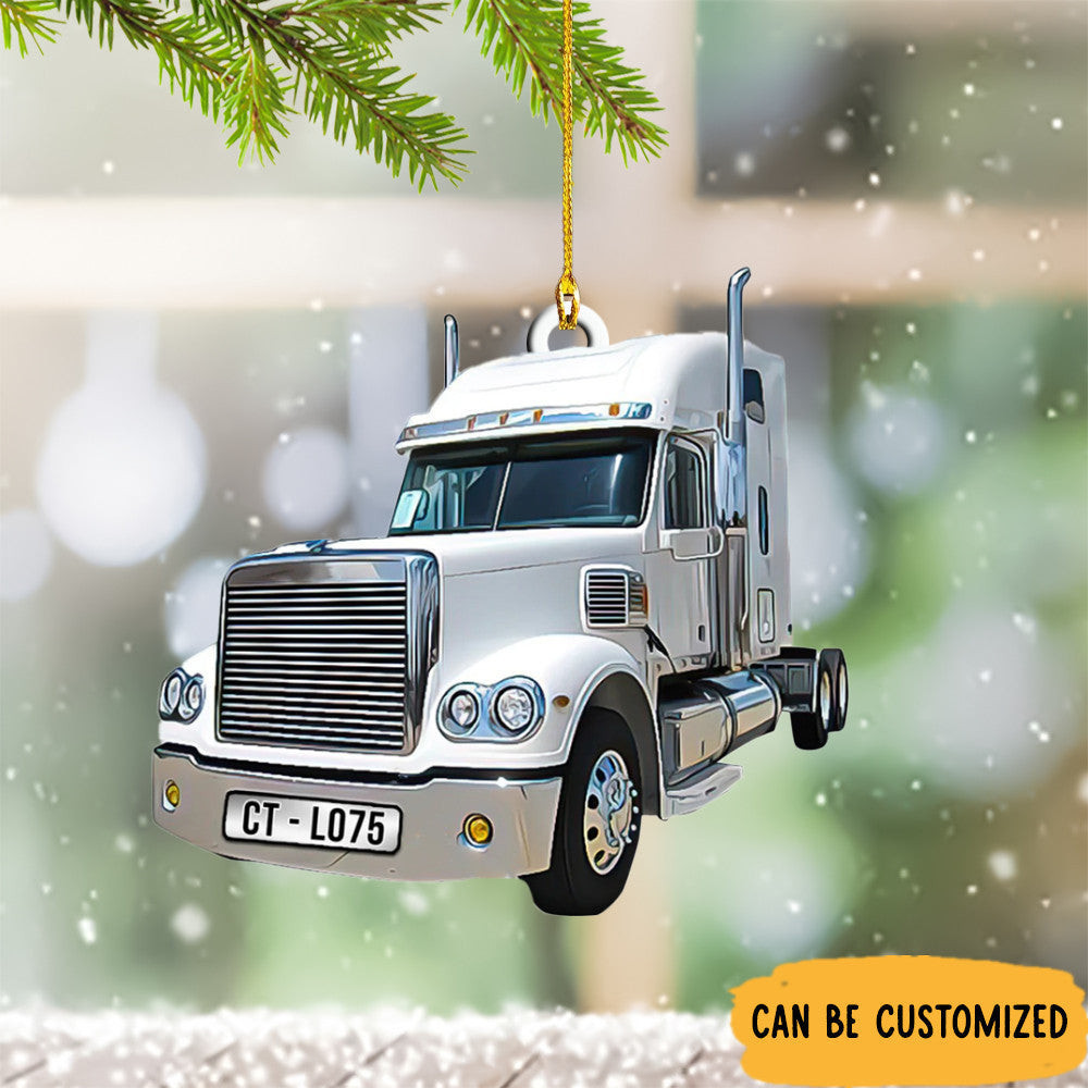 Personalized Truck Christmas Ornament Truck Driver Ornaments Great Gifts For Truckers Personalized Truck Christmas Ornament Truck Driver Ornaments Great Gifts For Truckers