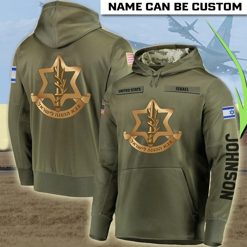 Personalized United State Stand With Israel Hoodie IDF Hoodie Gifts For Israel Supporters Personalized United State Stand With Israel Hoodie IDF Hoodie Gifts For Israel Supporters