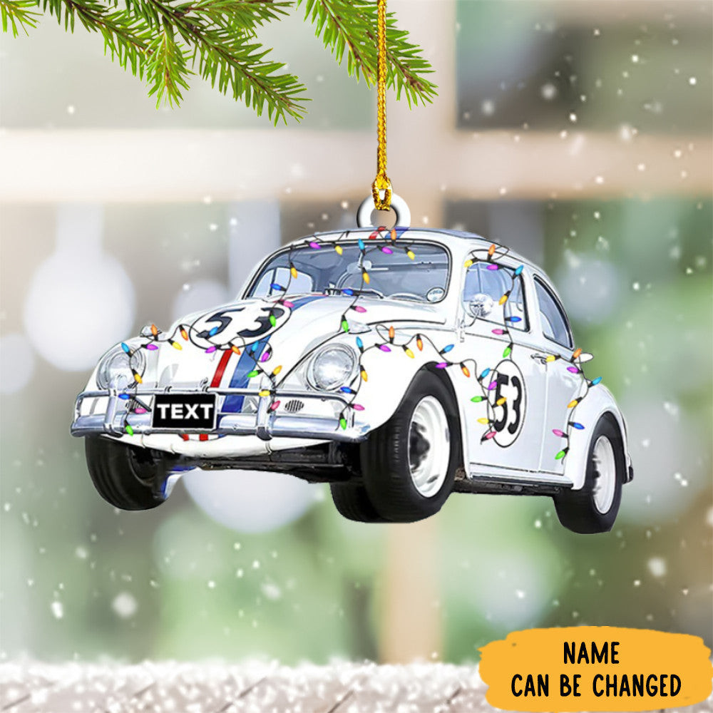 Personalized Vw Beetle Ornament Vw Beetle Christmas Tree Ornaments 2024