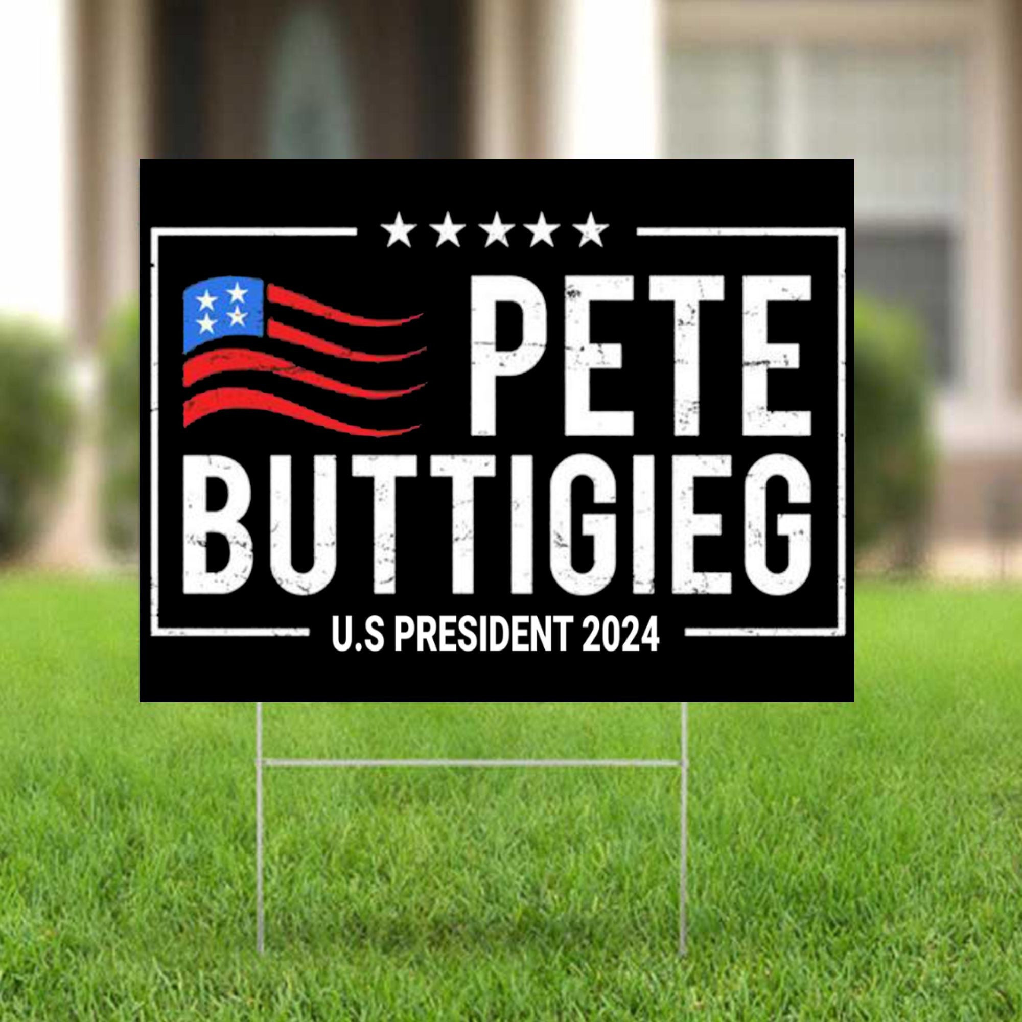 Pete Buttigieg 2024 Yard Sign President 2024 Political Campaign Signs Outdoor Decorations Pete Buttigieg 2024 Yard Sign President 2024 Political Campaign Signs Outdoor Decorations