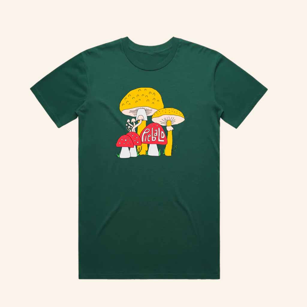Piebald Merch Shrooms Green T-Shirt Best Christmas Gifts For Friend