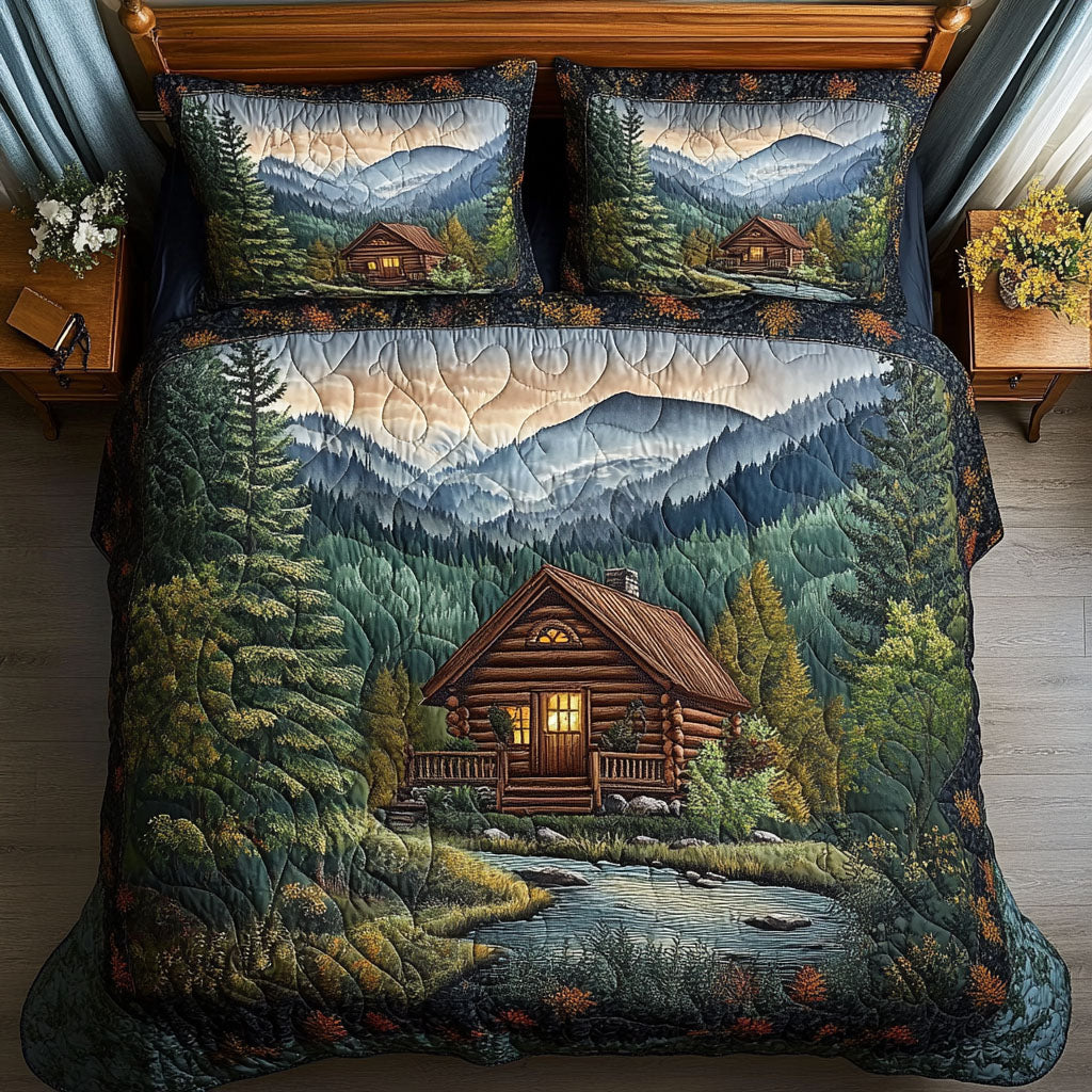 Piney Ridge Quilted Bedding Set Duvet Cover Bed Sheet Set Bear Mother's Day Gifts Piney Ridge Quilted Bedding Set Duvet Cover Bed Sheet Set Bear Mother's Day Gifts