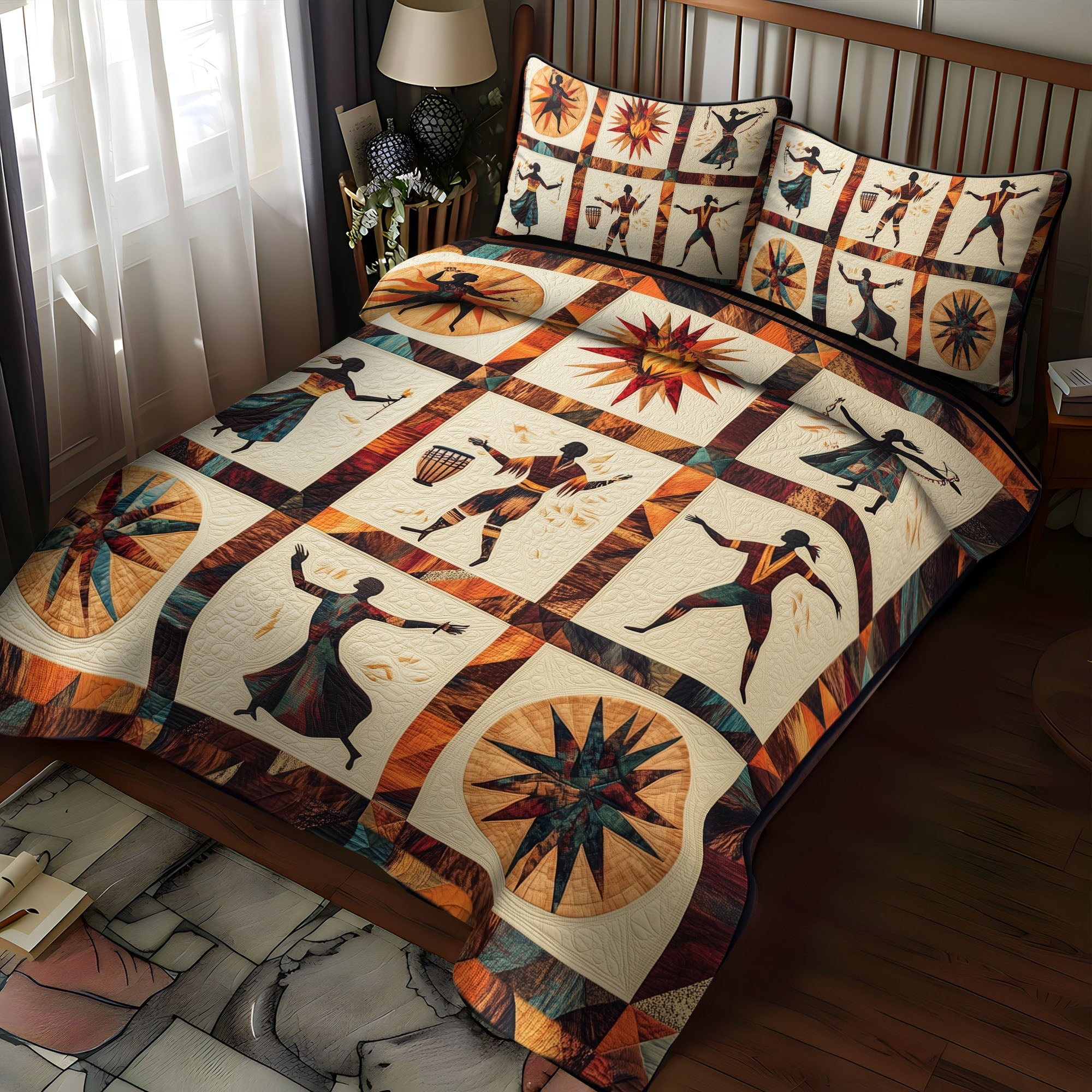Plains Spirits Quilted Bedding Set Duvet Cover Merch Awesome Native American Gifts Plains Spirits Quilted Bedding Set Duvet Cover Merch Awesome Native American Gifts