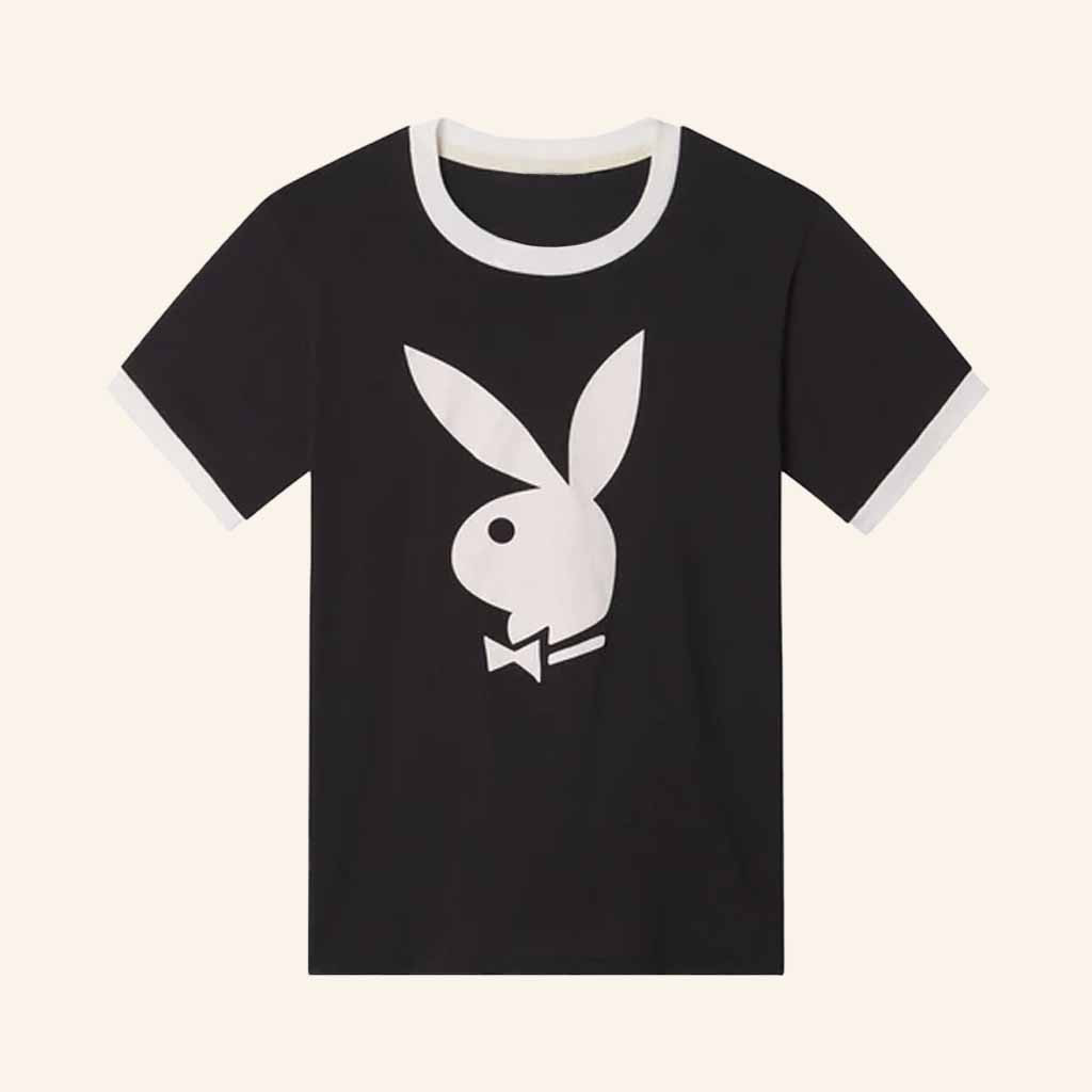 Playboy Merch Bunny Icon Ringer T-Shirt Good Christmas Gifts For Men Playboy Merch Bunny Icon Ringer T-Shirt Good Christmas Gifts For Men