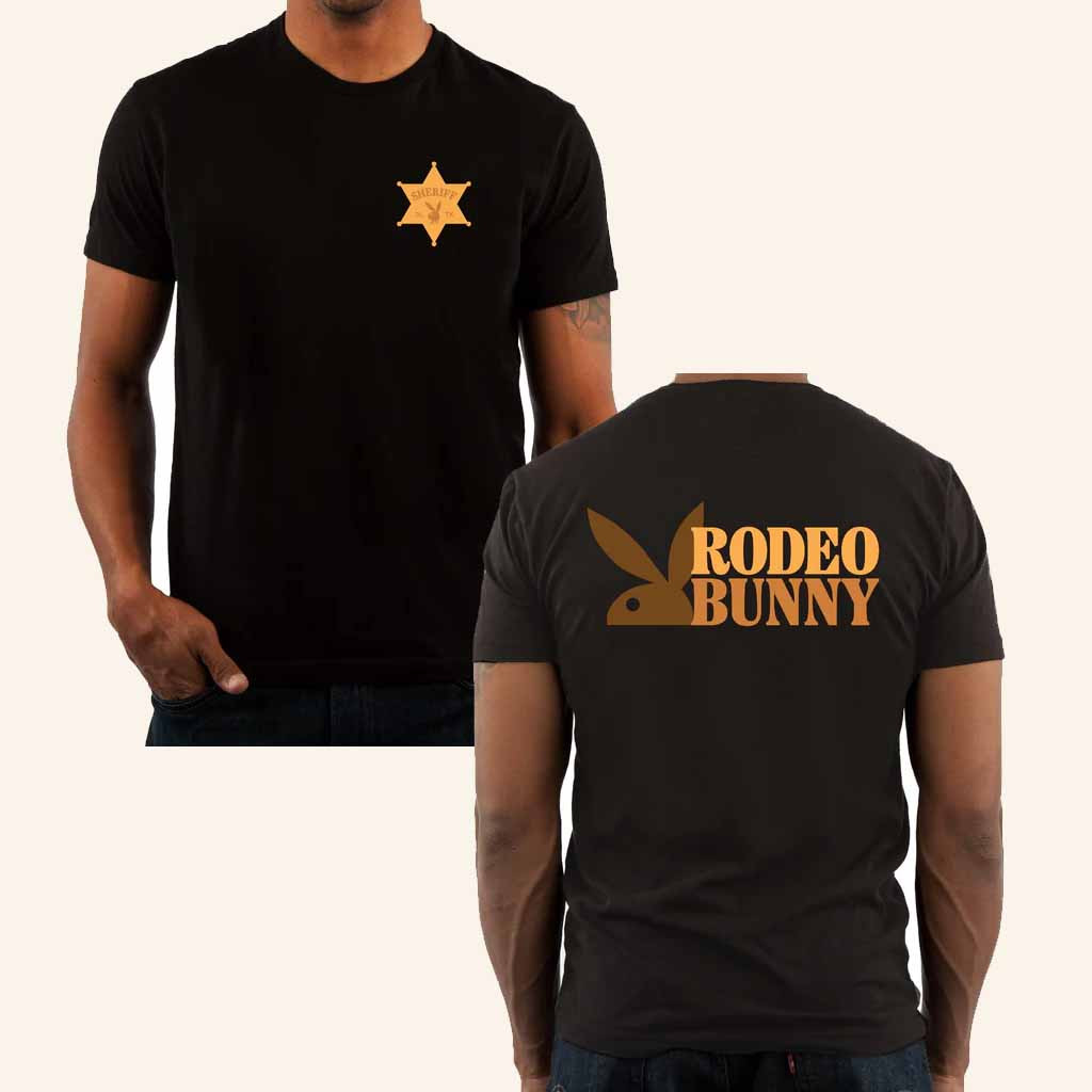 Playboy Merch Bunny Sheriff T-Shirt Rodeo Bunny Shirt Christmas Present For Brother Playboy Merch Bunny Sheriff T-Shirt Rodeo Bunny Shirt Christmas Present For Brother