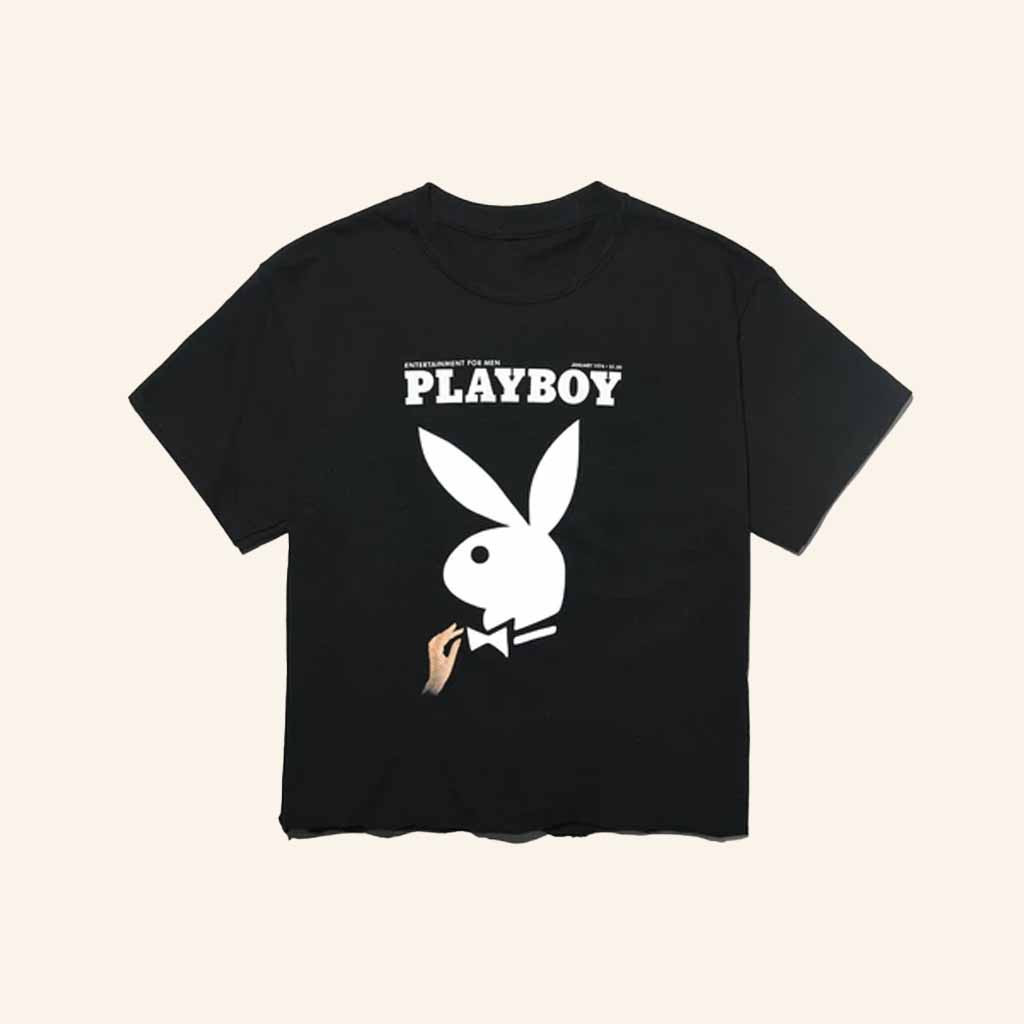 Playboy Merch January 1974 Cover Cropped T-Shirt Christmas Gift Ideas For Her Playboy Merch January 1974 Cover Cropped T-Shirt Christmas Gift Ideas For Her