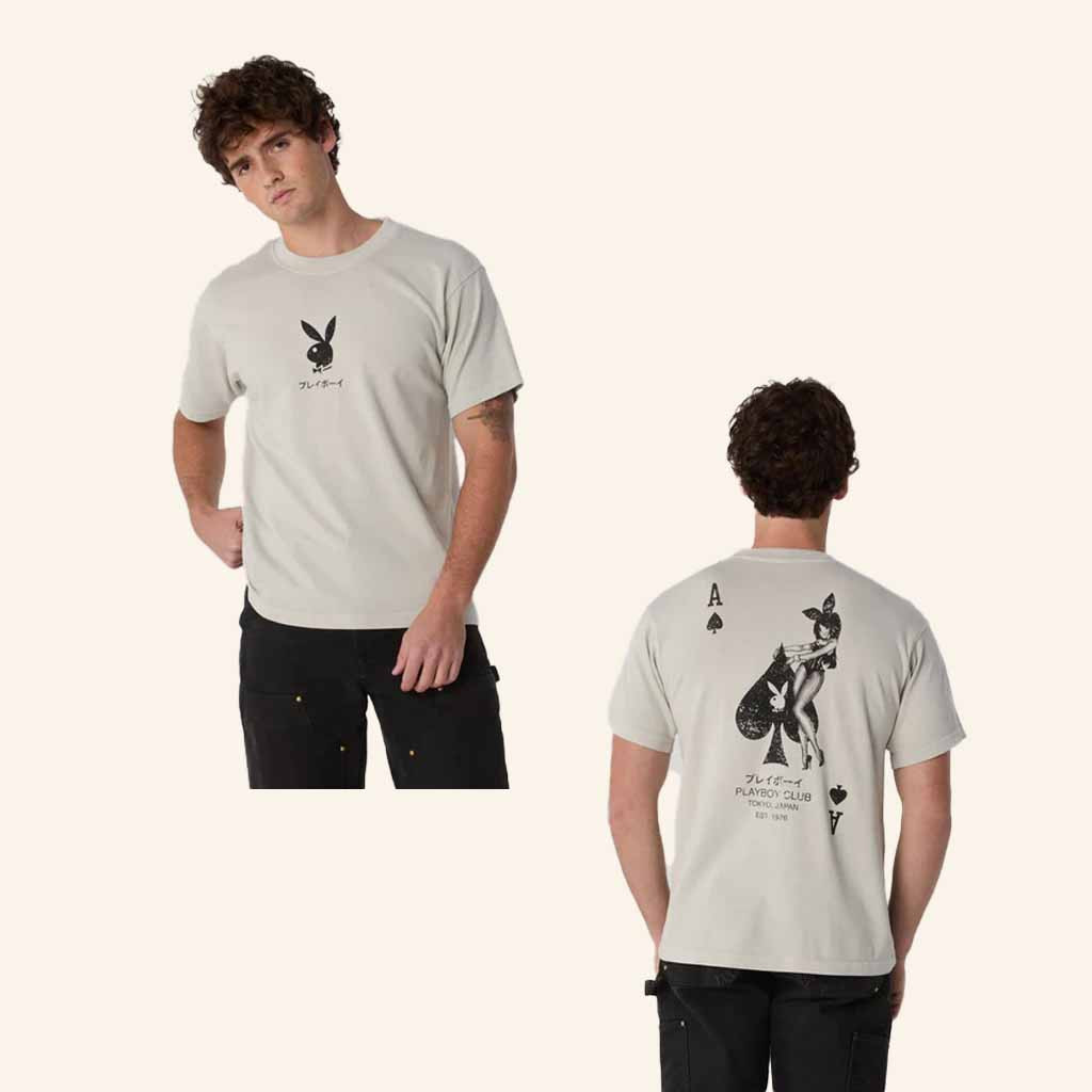 Playboy Merch Japan Club Ace Of Spades T-Shirt Gifts Ideas For Boyfriend Playboy Merch Japan Club Ace Of Spades T-Shirt Gifts Ideas For Boyfriend