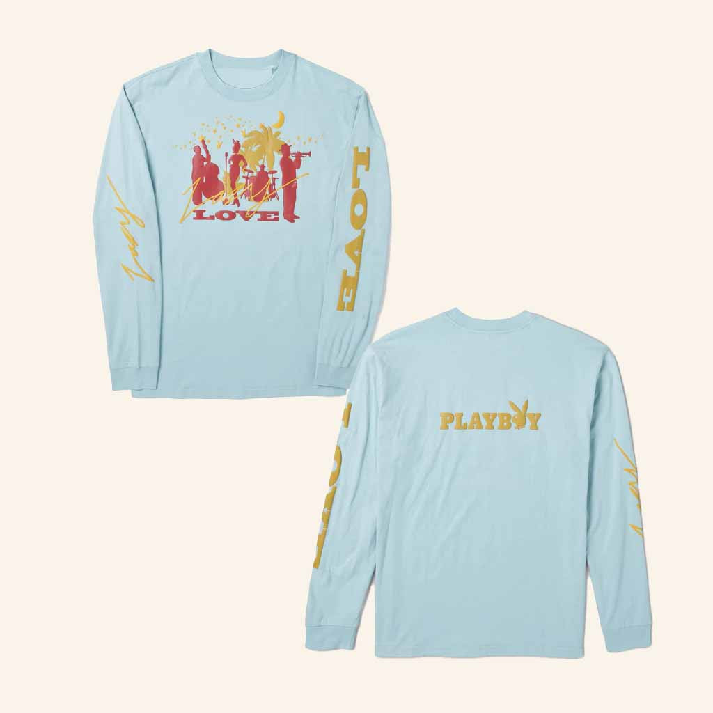 Playboy Merch Lazy Love Long Sleeve Shirt Christmas Presents For Him Playboy Merch Lazy Love Long Sleeve Shirt Christmas Presents For Him