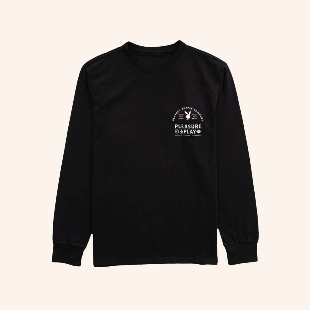 Playboy Merch Playboy Pleasure Play Long Sleeve Shirt Present For Adults Playboy Merch Playboy Pleasure Play Long Sleeve Shirt Present For Adults