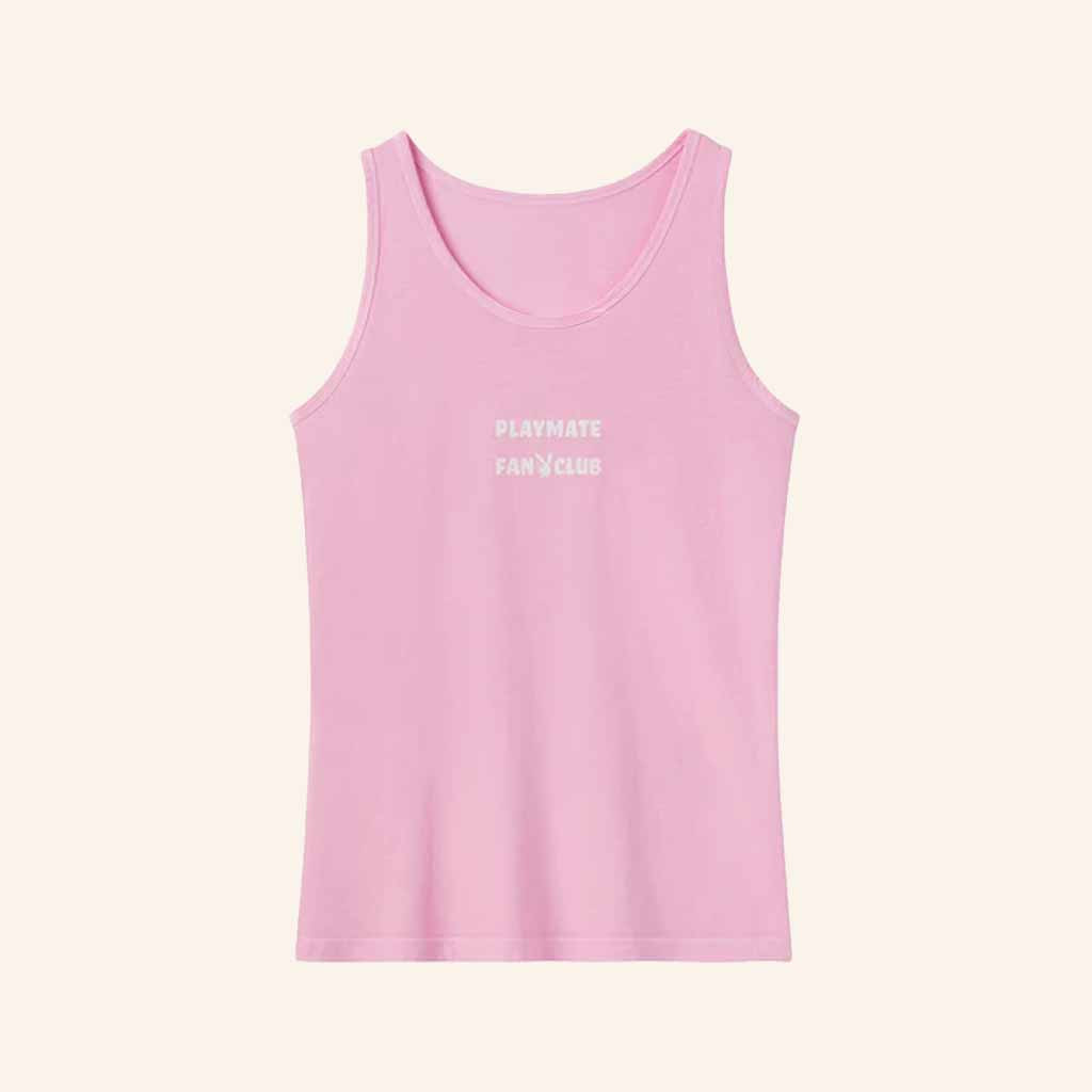 Playboy Merch Playmate Fan Club Tank Top Unique Gifts For Girlfriend Playboy Merch Playmate Fan Club Tank Top Unique Gifts For Girlfriend