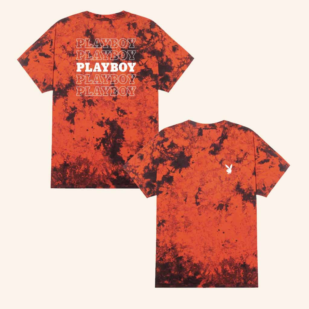 Playboy Merch Repeating Masthead Tie Dye T-Shirt Unique Christmas Gifts For Men Playboy Merch Repeating Masthead Tie Dye T-Shirt Unique Christmas Gifts For Men