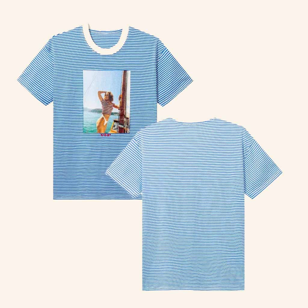 Playboy Merch Striped VIP Club T-Shirt Best Christmas Gifts For Boyfriend Playboy Merch Striped VIP Club T-Shirt Best Christmas Gifts For Boyfriend