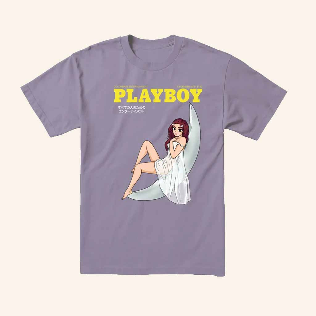 Playboy Merch Tokyo Club Moonlit T-Shirt Best Gifts Ideas For Boyfriend Playboy Merch Tokyo Club Moonlit T-Shirt Best Gifts Ideas For Boyfriend