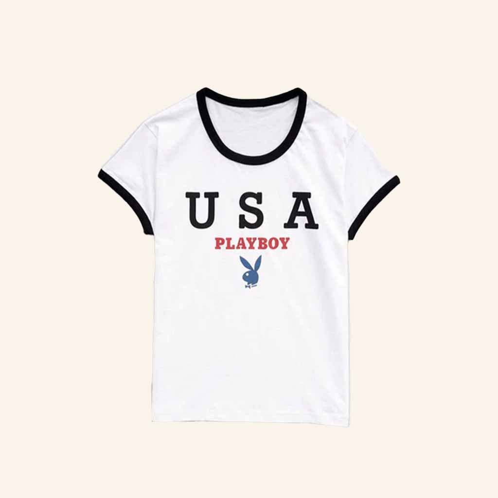 Playboy Merch USA Playboy Ringer T-Shirt Best Birthday Gift For Sister Playboy Merch USA Playboy Ringer T-Shirt Best Birthday Gift For Sister