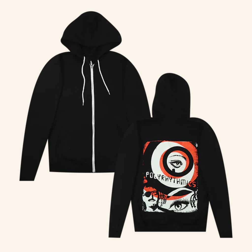 Polyrhythmics Merch Psychedelic Eye Black Zip Hoodie Presents For Music Lovers Polyrhythmics Merch Psychedelic Eye Black Zip Hoodie Presents For Music Lovers