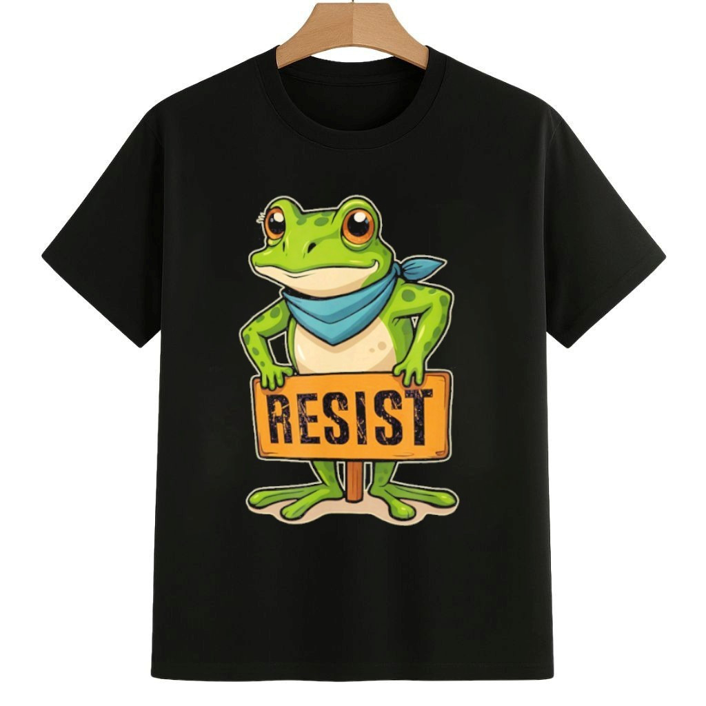 Portland 2025 Resist Portland Frog Protest Shirt Pro Democracy Frog Merch